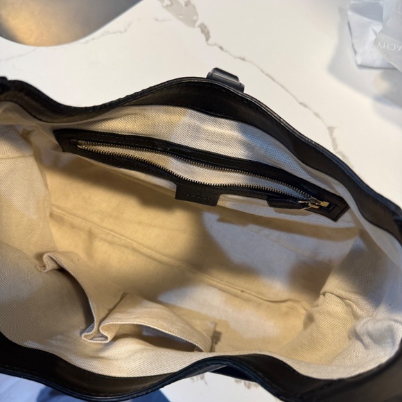 GUCCI: All Leather Black Jackie Hobo, Vintage - Picture 7 of 16